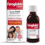 Feroglobin Vitabiotics Gentle Iron and Nutrient Liquid, Reduce Tiredness & Fatigue Maintain Health, 200 ml