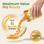 Turmeric and Black Pepper Capsules for Anti-Inflammatory and Joint Pain Relief - 180 Organic Capsules - High Strength Turmeric Curcumin Supplement with Added Black Pepper and Ginger - Made in UK