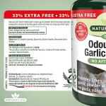 Natures Aid Odourless Garlic Pearls - Supports Heart Health and Circulation - Antioxidant - Non-GMO, Gluten-Free - One-a-Day Easy to Swallow, Tasteless Supplement - 120 Softgel Capsules
