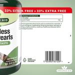 Natures Aid Odourless Garlic Pearls - Supports Heart Health and Circulation - Antioxidant - Non-GMO, Gluten-Free - One-a-Day Easy to Swallow, Tasteless Supplement - 120 Softgel Capsules