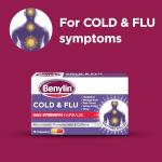Benylin Cold & Flu Max Strength Capsules, 16 each