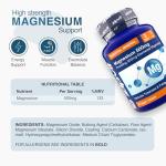 Zipvit Magnesium 500mg of Elemental, High-Strength Magnesium Supplement, 3 Month Supply, 90 Vegan Tablets, Supports Muscle, Bone & Energy