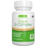 Igennus Super B-Complex - High Absorption Methylated B Vitamins, Clean Label, Sustained Release - Complete Spectrum of B Vitamins with Folate, Boosted B12 & Vitamin C, 60 Tablets