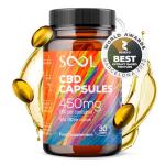SOOL CBD Gel Capsules 450mg 30pcs | Broad Spectrum CBD Hemp Oil Blended | Relax - Recover - Revive