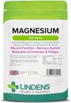 Lindens - Magnesium 500mg - 500 Tablets - UK Made, Reduces Tiredness & Fatigue, Supports Muscle & Nervous System Function - Bones & Teeth Health - Vegan, GMP & Letterbox Friendly