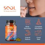 SOOL CBD Gel Capsules 450mg 30pcs | Broad Spectrum CBD Hemp Oil Blended | Relax - Recover - Revive