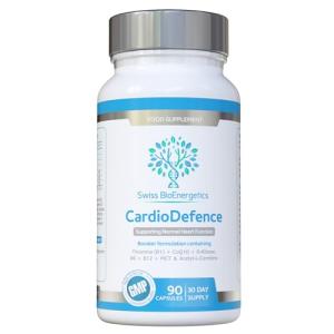 CardioDefence – 90 Capsules – a Precise Balance of CoQ10, D-Ribose, Acetyl L-Carnitine, B Vitamins and MCT to contribute to The Normal Function of The Heart and Reduce Tiredness and Fatigue