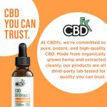 CBDfx 2000mg CBD Oil, High Strength CBD Oil for Stress, Anxiety & Sleep Support, Zesty Orange Flavoured CBD Drops, Blended with MCT Oil, No THC, 30ml