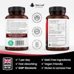 Gentle Iron Tablets Complex -Enriched with B12 & Vitamin C - Iron Supplements for Woman and Men - Ferrous Fumarate Energy Tablets Reduction in Tiredness and Fatigue (6 Months Supply) High Strength