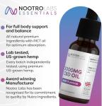 Nootro Labs 3000mg CBD Oil, High Strength CBD Oil for Anxiety, Stress and Sleep Support, Pleasant Tasting Drops for Daily Wellness (Berry)