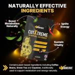 BioRevive Cut Xtreme – Vegan 780mg Capsules with L-Carnitine, Green Tea, B Vitamins & Caffeine for Energy, Focus & Wellness Support | Pre-Workout & Daily Performance Supplement