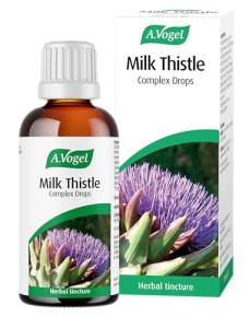 A.Vogel Milk Thistle Complex Drops 100 ml | Liquid Herbal Supplement with Milk Thistle + Artichoke, Dandelion, Peppermint & Boldo | Convenient Dropper for Daily Use