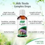 A.Vogel Milk Thistle Complex Drops 100 ml | Liquid Herbal Supplement with Milk Thistle + Artichoke, Dandelion, Peppermint & Boldo | Convenient Dropper for Daily Use