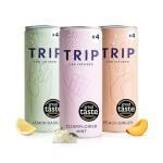 TRIP CBD Drink, Sparkling Mixed Pack Fizzy Drink, Low Calorie, Vegan (Pack of 12 x 250ml)