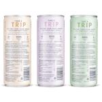 TRIP CBD Drink, Sparkling Mixed Pack Fizzy Drink, Low Calorie, Vegan (Pack of 12 x 250ml)