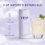 TRIP CBD Drink, Sparkling Raspberry Orange Blossom, 10mg CBD Fizzy Drink, Low Calorie, Vegan (Pack of 12 x 250ml)