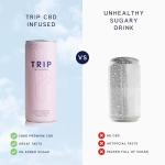 TRIP CBD Drink, Sparkling Mixed Pack Fizzy Drink, Low Calorie, Vegan (Pack of 12 x 250ml)