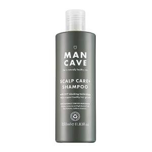 ManCave Scalp Care Shampoo for Men, DHT Blocker Encourages Hair Growth and Dandruff Control, Contains Saw Palmetto, Panthenol and Betaine, Sulphate Free, Natural, Vegan, Cruelty Free, 350 ml
