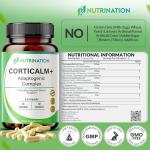 Cortisol Reducing Supplements – 6-in-1 Cortisol Detox & Blocker with Ashwagandha, Rhodiola, L-Theanine, Ginseng, Bacopa & Black Pepper – Stress Support & Adrenal Balance – 90 Capsules 3 Month Supply