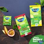 Tetley Lemon Green Tea Bags - Refreshing & Healthy Citrus Blend - Rainforest Alliance Certified - Plant Based Tea Bags - Perfect for a Relaxing Moment - 150 Teabags (6x25 Pack)