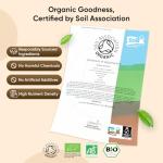 Organic Ashwagandha Capsules - 180 Capsules (6 Months Supply) - with Organic Black Pepper - 1 per Day - Soil Association Certified Ashwagandha Supplement - Non-GMO, Vegan-Friendly & Additive-Free