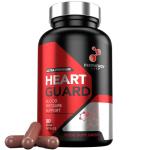Blood Pressure Supplement - Heart Guard (Maximum Dosage in UK) Blood Pressure Tablets 90 Vegan Capsules Heart Health Blood Pressure Support