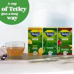 Tetley Lemon Green Tea Bags - Refreshing & Healthy Citrus Blend - Rainforest Alliance Certified - Plant Based Tea Bags - Perfect for a Relaxing Moment - 150 Teabags (6x25 Pack)