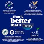 Tetley Lemon Green Tea Bags - Refreshing & Healthy Citrus Blend - Rainforest Alliance Certified - Plant Based Tea Bags - Perfect for a Relaxing Moment - 150 Teabags (6x25 Pack)