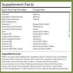 Liver Support Supplement with Milk Thistle – Liver Pact 14-in-1 High Strength Complex with Artichoke Extract, Dandelion Root, Choline & Turmeric – 80% Silymarin – 60 Vegan Capsules