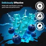 Supplmnt. Creatine Gummies 5000mg Lab-Tested 120ct Max Strength Muscle Growth/Recovery Supplements for Men & Women Creatine Monohydrate B12 & L-Taurine Vegan Gym Pre Workout Gummies, (Blueberry)