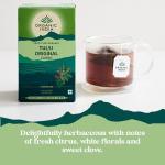 Organic India Tulsi Original Tea - Organic Holy Basil Infusion - Soothing Herbal Blend, with Rich Earthy Flavour - Caffeine-Free for Calm - 18 Individually Wrapped Tea Bags