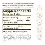 Solgar Vitamin C 1500mg with Rose HIPS - Healthy Immune System - Antioxidant - Vegan - 180 Tablets