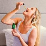 Vitality CBD Oral Drops in hempseed Oil, 1200 mg, Berry, 30ml, NO THC