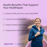 Longevity Box TMG 750mg – 120 Capsules | 99% Pure Trimethylglycine (Betaine) | Supports DNA Methylation, Liver & Heart Health | Vegan, Non-GMO