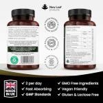 Maca Root Capsules with KSM Ashwagandha and Ginseng - 180 High Strength 6000mg Maca Root + Ashwagandha KSM-66, Panax Ginseng & Black Pepper - Vegan Capsules Made in The UK