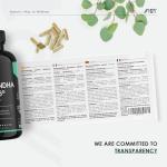 Organic Ashwagandha KSM-66® with BioPerine 1650mg – 90 Vegan Capsules – 5% Withanolides – Most Bioavailable Full-Spectrum Root Extract – Resealable and Recyclable Pouch by Alpha01