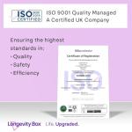 Longevity Box TMG 750mg – 120 Capsules | 99% Pure Trimethylglycine (Betaine) | Supports DNA Methylation, Liver & Heart Health | Vegan, Non-GMO