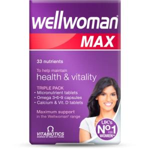 Wellwoman Max Multivitamin Tablets for Women,84 Count (Pack of 1)