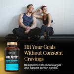 Gone Appétit - Cravings & Portion Control - Appetite Suppressants for Women and Men – Weight Loss Pills That Work Fast - Clinically Studied Ingredients - Made in The UK - 60 Capsules