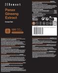 Panax Ginseng Extract – 50 mg Ginsenosides per Capsule, 2375 mg Whole Plant Equivalent – Vegan, No Additives, Non-GMO – 120 Capsules – Zenement