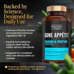 Gone Appétit - Cravings & Portion Control - Appetite Suppressants for Women and Men – Weight Loss Pills That Work Fast - Clinically Studied Ingredients - Made in The UK - 60 Capsules