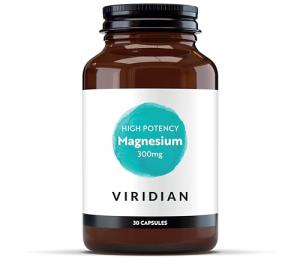 Viridian - High Potency Magnesium 300mg 30 Capsules| Vegan Formula | Supports Energy, Reduces Tiredness & Fatigue | No Artificial Fillers, Ethically Sourced