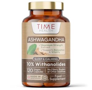 Ashwagandha - 10% Withanolides - HIGH Strength - Maximum Benefits - UK Manufactured - Zero Additives - Pullulan (120 Capsules)