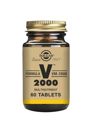 Solgar Formula VM-2000 - Multivitamin - Rich in Antioxidants - for When Under Stress or Lack of Energy - 60 Tablets