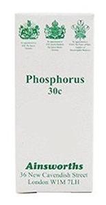 Ainsworths 30C Phosphorus Homoeopathic Remedy - Pack of 120 Tablets