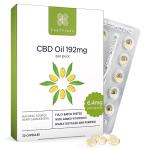 Healthspan 192mg CBD Oil Capsules | 30 Capsules | Added Vitamin D3