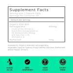 High Strength Organic Ashwagandha KSM-66®, 600mg per Capsule, 2 Month Supply - 60 Capsules, 5% Withanolides, Bioperine® for Increased Absorption, Zero Fillers, Lab Tested - Love Life Supplements