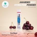 Revival Rapid Rehydration Electrolytes Powder - High Strength Vitamin C, B1, B3, B5, B12 Sachet Drink, Electrolyte Hydration Tablets - 6 Pack Cherry