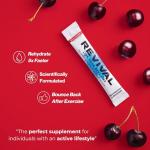 Revival Rapid Rehydration Electrolytes Powder - High Strength Vitamin C, B1, B3, B5, B12 Sachet Drink, Electrolyte Hydration Tablets - 6 Pack Cherry