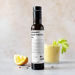 Erbology Organic Milk Thistle Oil 250ml - Cold-Pressed - High in Vitamin E (420% RI) - Detoxifying - Straight from Farm - GMO-Free - No Additives or Preservatives - Recyclable Glass Bottle